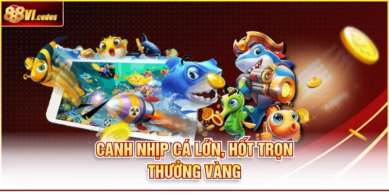 Canh nhịp cá lớn, hốt trọn thưởng vàng